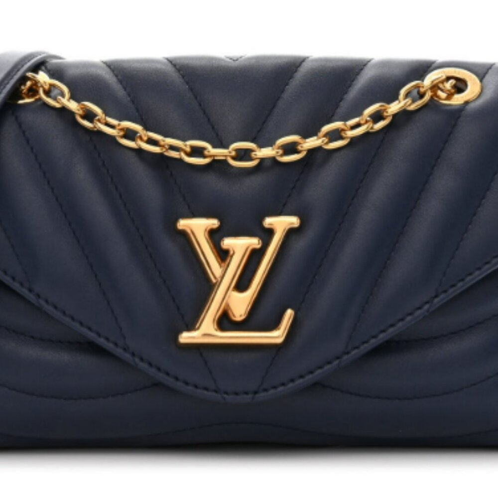 LOUIS VUITTON New Wave Chain Bag MM - NAVY